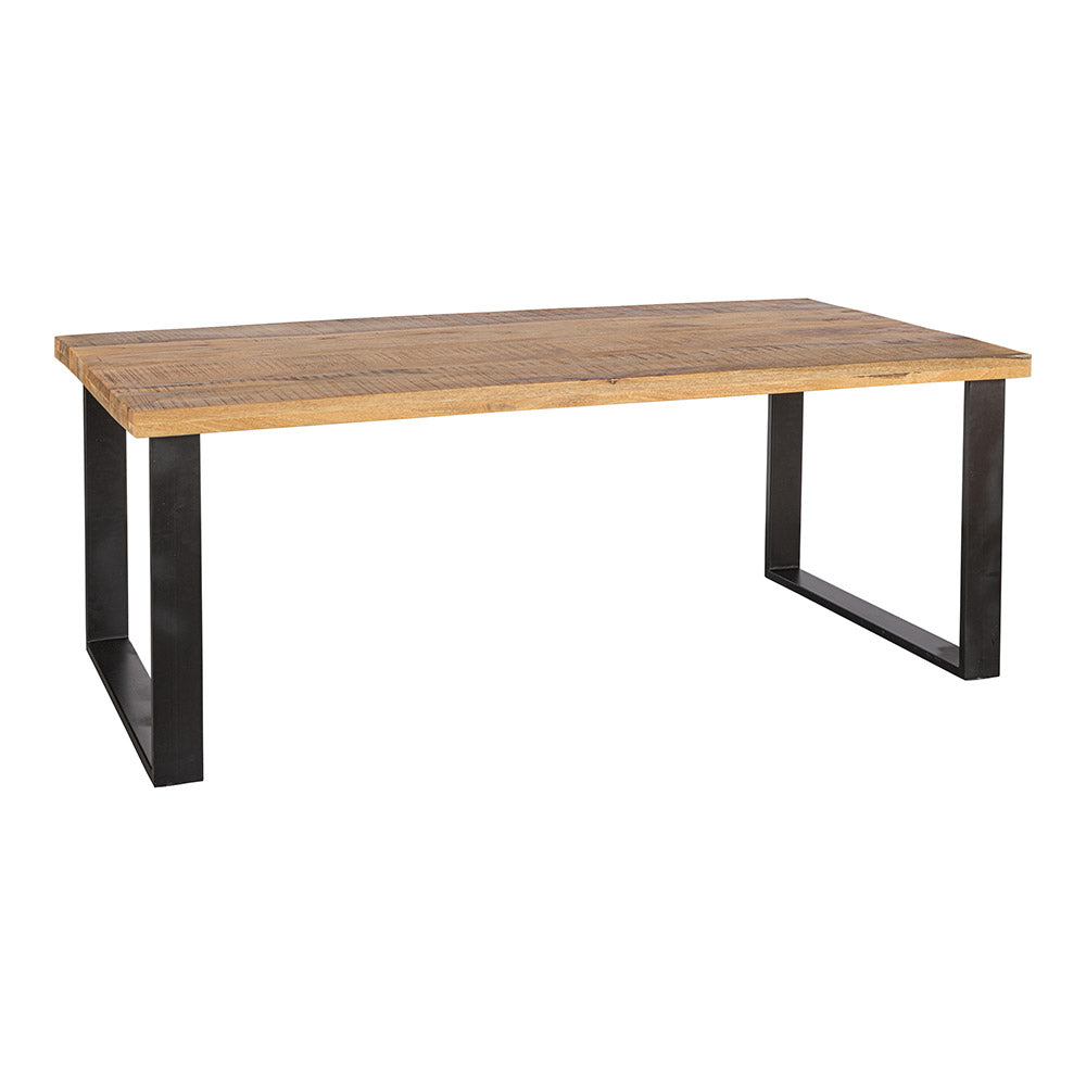 Mangohouten Eettafel Rechthoek Roy 240x100 cm (6cm)