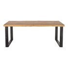 Mangohouten Eettafel Rechthoek Roy 200x100 cm (6cm)