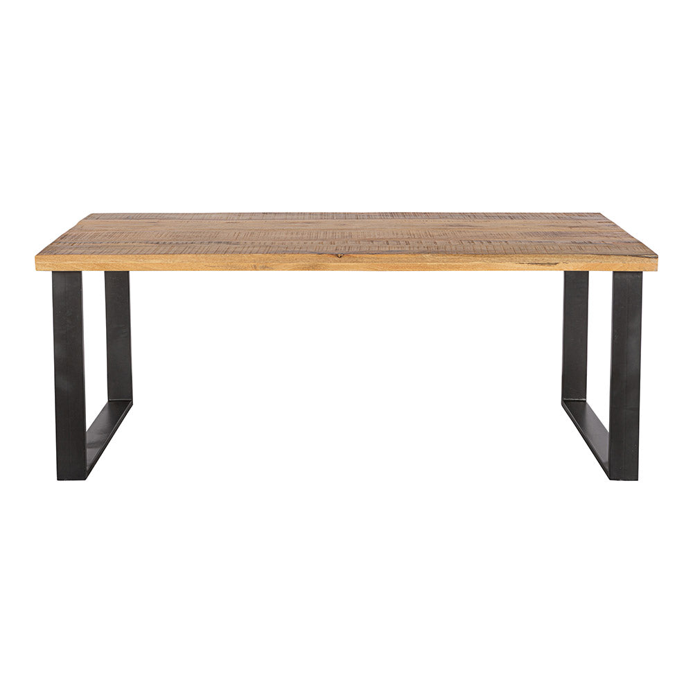 Mangohouten Eettafel Rechthoek Roy 240x100 cm (6cm)