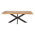 Mangohouten Eettafel Rechthoek Donald 260x100 cm (6cm)