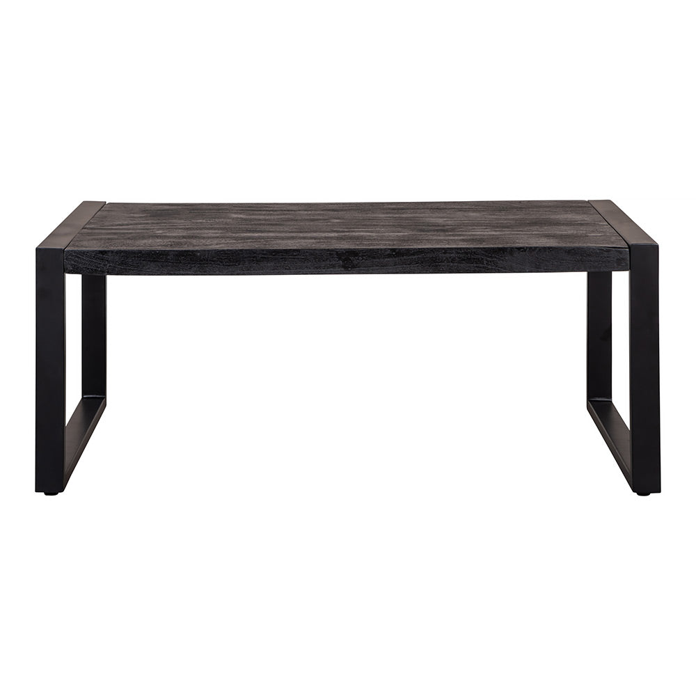 Mangohouten Salontafel Winnie 110 cm Zwart