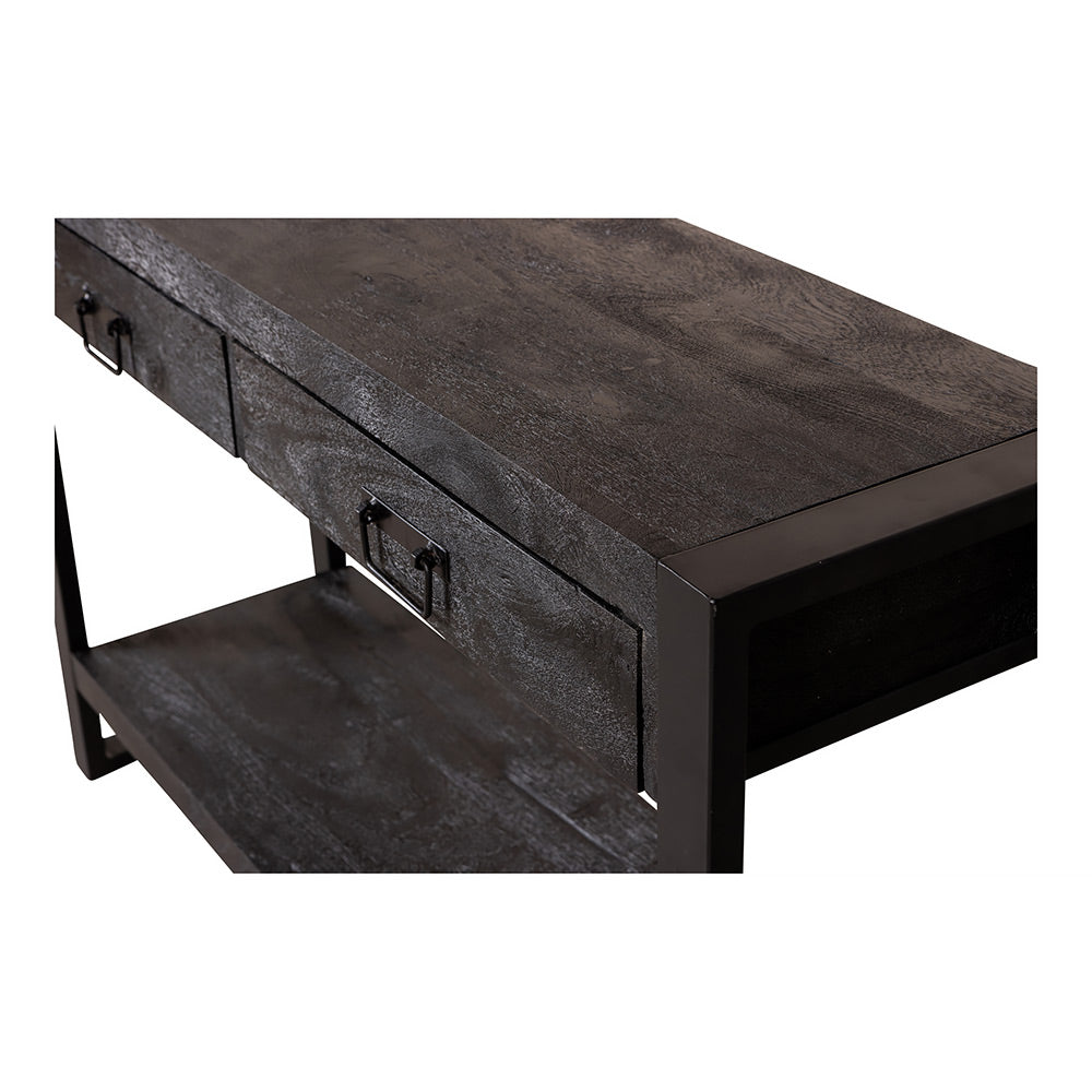 Mangohouten Sidetable Winnie 120 cm Zwart